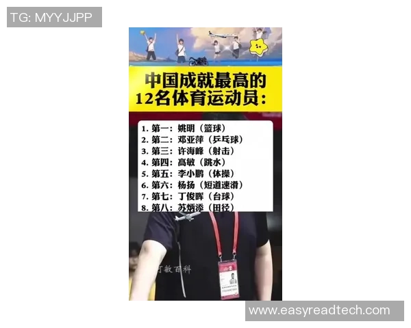 中国当红体育明星排行榜揭晓谁将成为最受欢迎的运动偶像